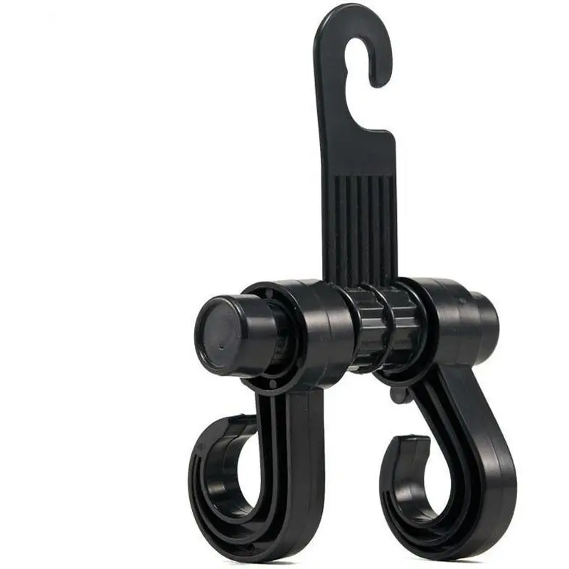 180 Degree Swivel Car Seat Back Hook Multi-functional Metal Auto Car Seat Headrest Hanger Bag Hook Holder For Bugatti car