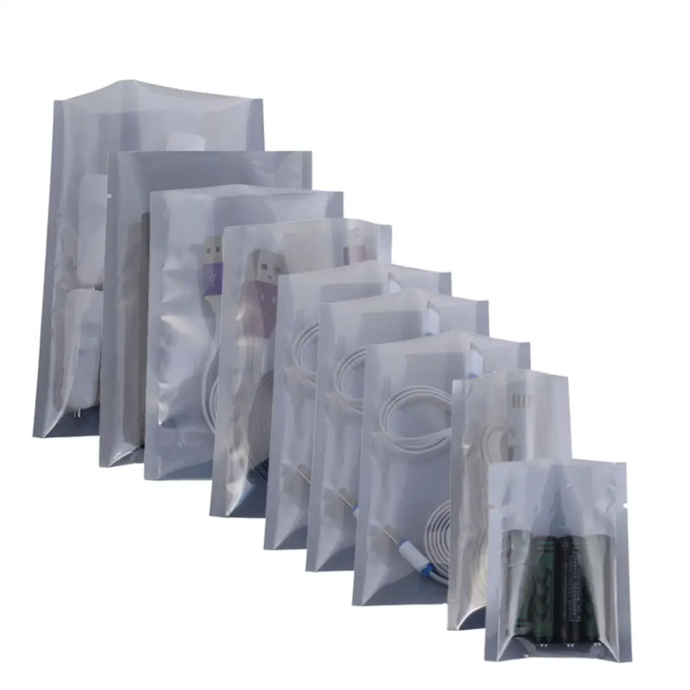 100pcs Anti-static Bags Shielded Packaging Pouch Bags ESD Anti-static Dust-proof Electronic Accessories Battery USB Pouches