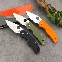 C41 Outdoor Folding Knife 8Cr13Mov Blade G10 Handle High Quality Sharp Pocket Knife Portable EDC Camping Survival Tool