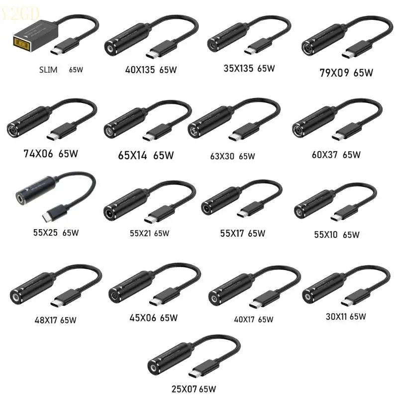 

Y2GD 65W DC-разъем для женского кабельного провода Type-C Adapter для питания ПК