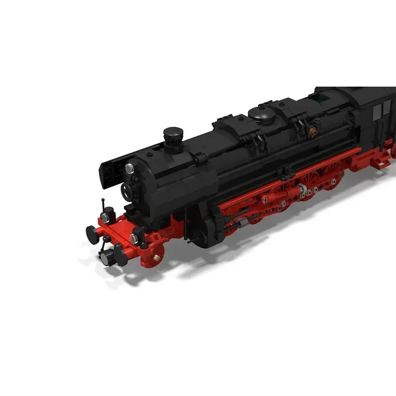 MOC-79208 Classic Cargo Transport Steam Locomotive Building Block Model • 1217 Parts Boy Birthday Building Block Toy Gift