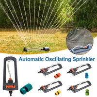 Automatic Swing Sprinkler Garden Lawn Watering Nozzle Garden Watering Courtyard Irrigation 19 Holes 4 Modes