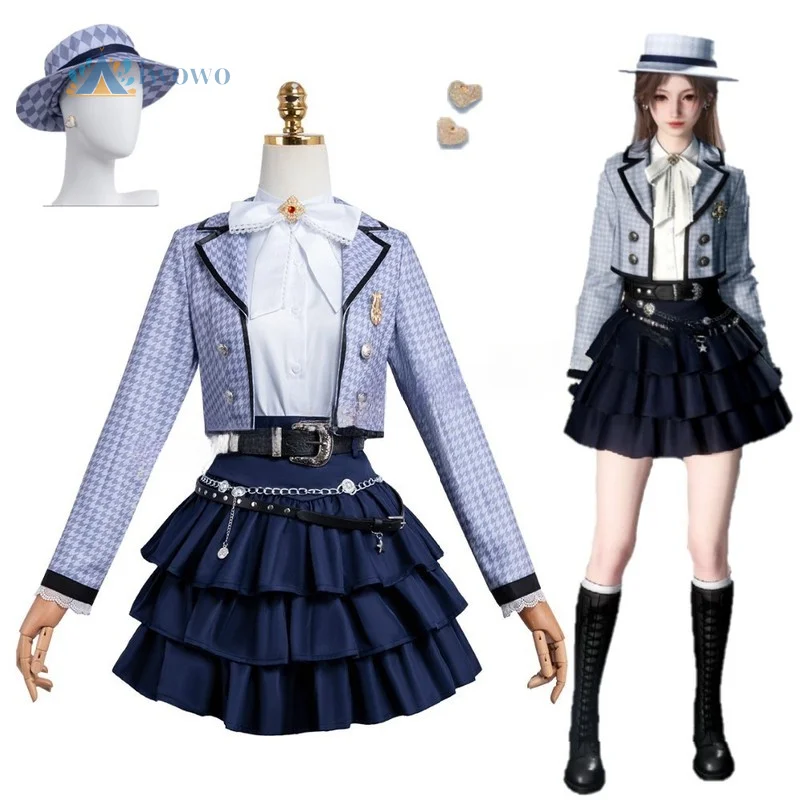 

Костюм для косплея Game Love And DeepSpace Heroine Hunter MC: пальто, юбка, шляпа, комплект для женщин, на Хэллоуин, карнавал, вечеринку