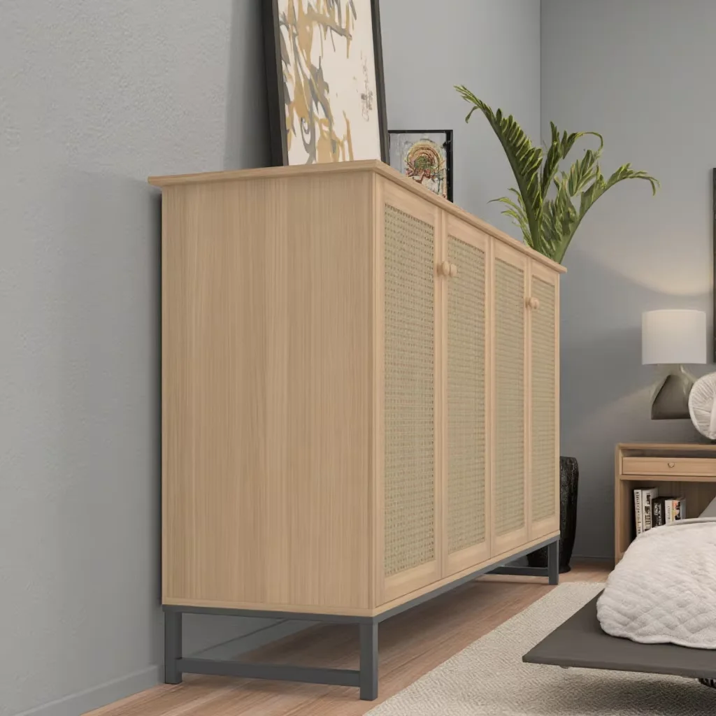 zp-HANYEE Nordic Style Modern Kitchen Storage Lockers Wood Living Room Furniture for Home Use for Bedrooms@