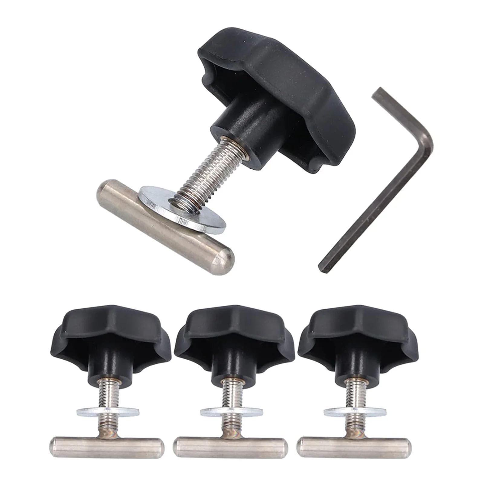 

4pcs/set T-Locking Rail Multiflexboard Screws Bolt Set Mounting Accessories Fixing T-Bolts Screws 7h5883189e