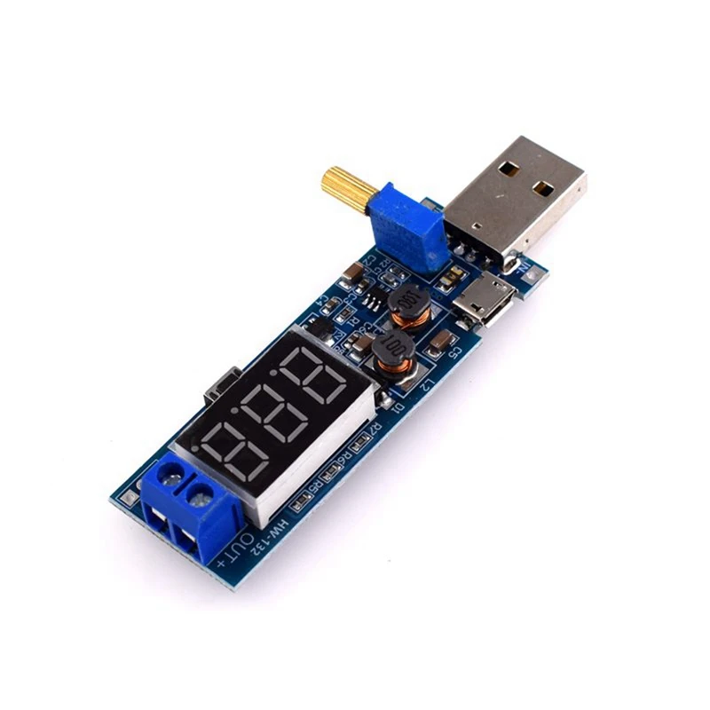 2x DC-DC 5V Naar 3.5V / 12V Usb Step Up/Down Voedingsmodule Verstelbare Boost Buck Converter Uit Dc 1.2V-24V