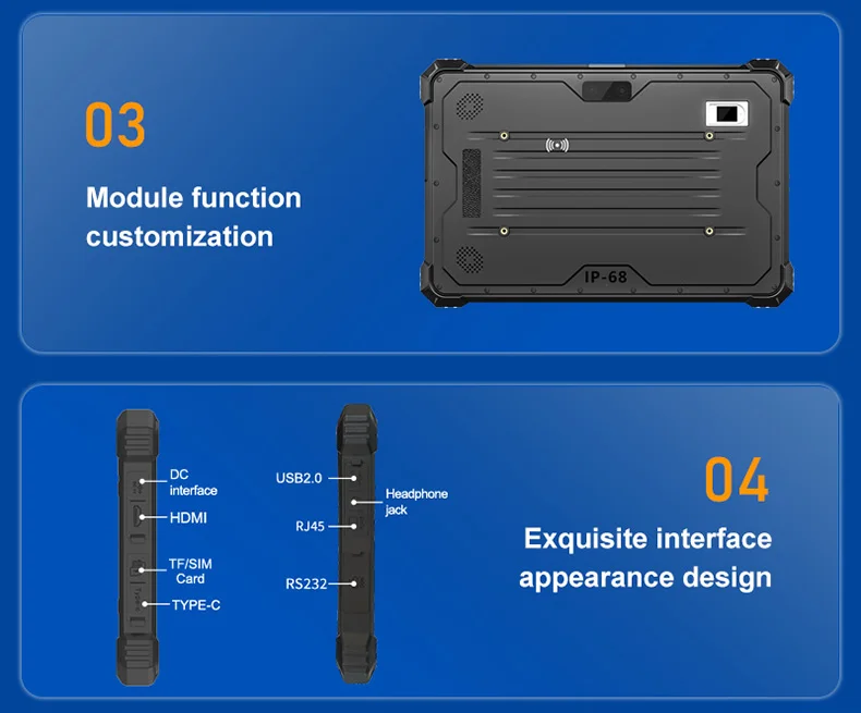 Certified ATEX Tablet For Petrochemical /Coal/Light Textile/Grain Processing Industry