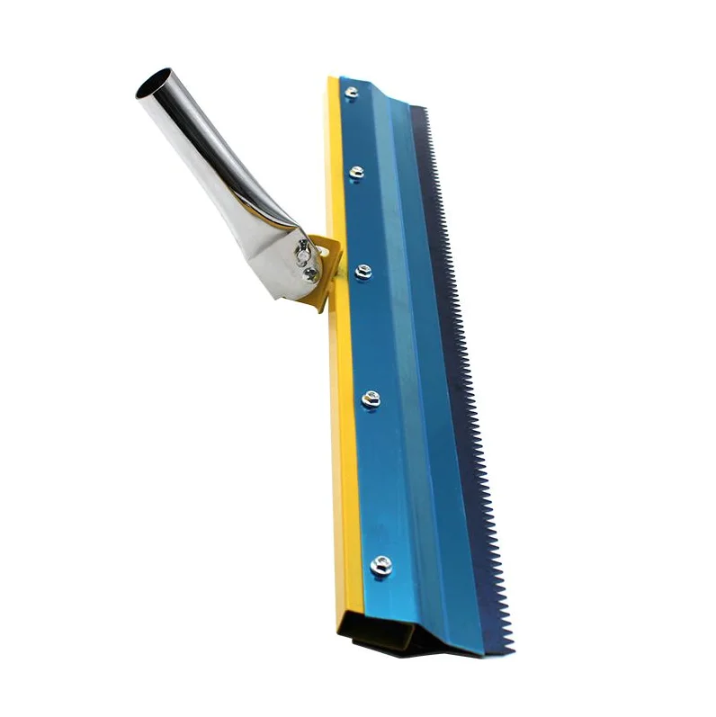 Epoxy Painting Coating Gear Rake Flooring Self Leveling Notched Squeegee Part Stainless Steel Durable Multipurpose Cement Useful