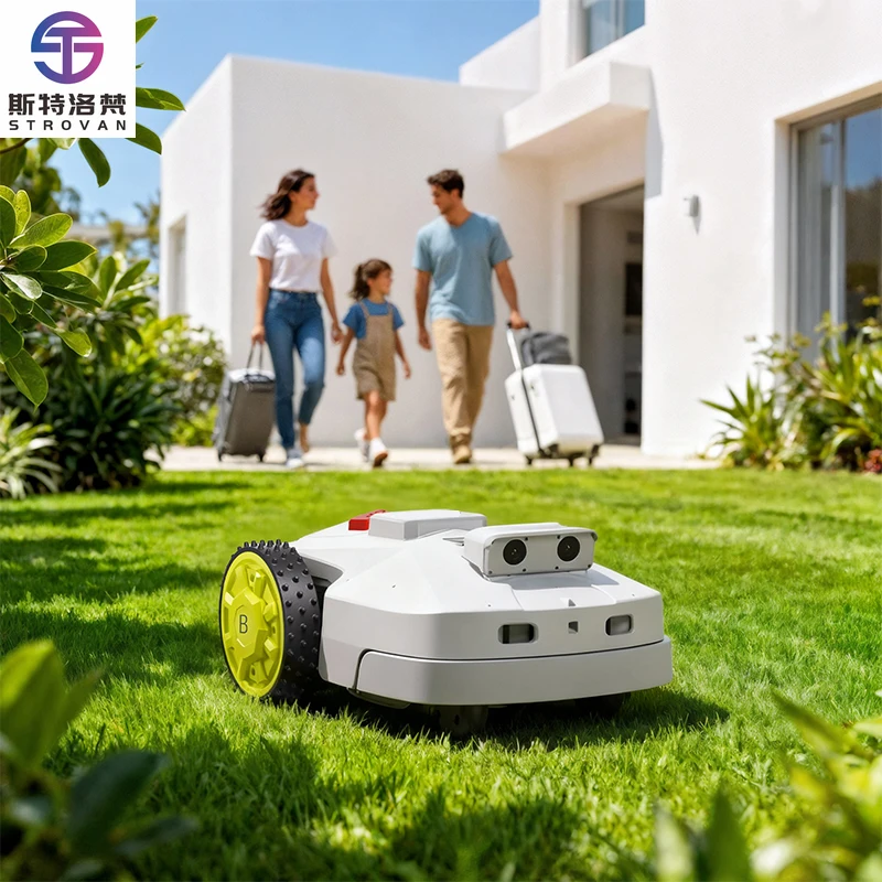 STLF Heißer Verkauf APP Control Fernbedienung Kleine Wiederaufladbare Elektrische Rasenmäher Roboter Automatische Rasenmäher
