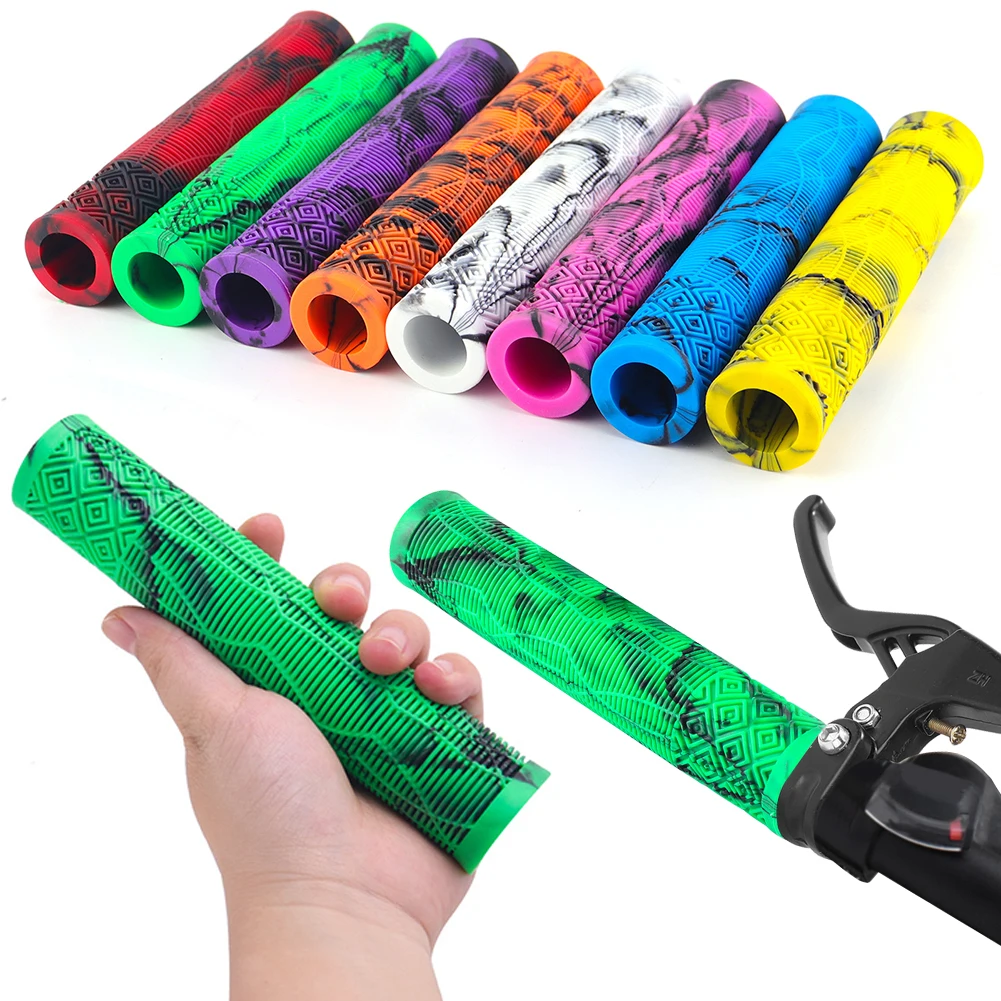 MTB Bicycle Handlebar Grips Rubber Anti-Skid Bike Grips Road Mountain Bicycle Handles End Grips MTB Cuffs Bicycle Accessories