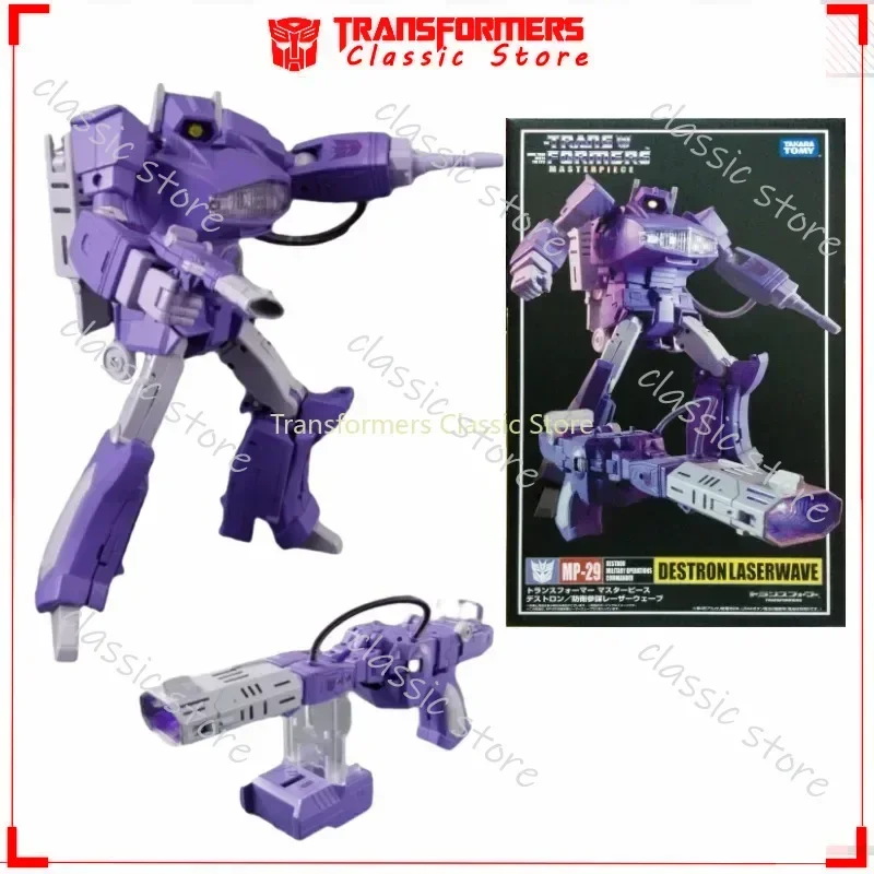 Jouets Transformers classiques, chef-d 'œuvre MP29 MP-29 Destron Laserwave Shockwave KO édition figurines d'action Cybertron, en Stock