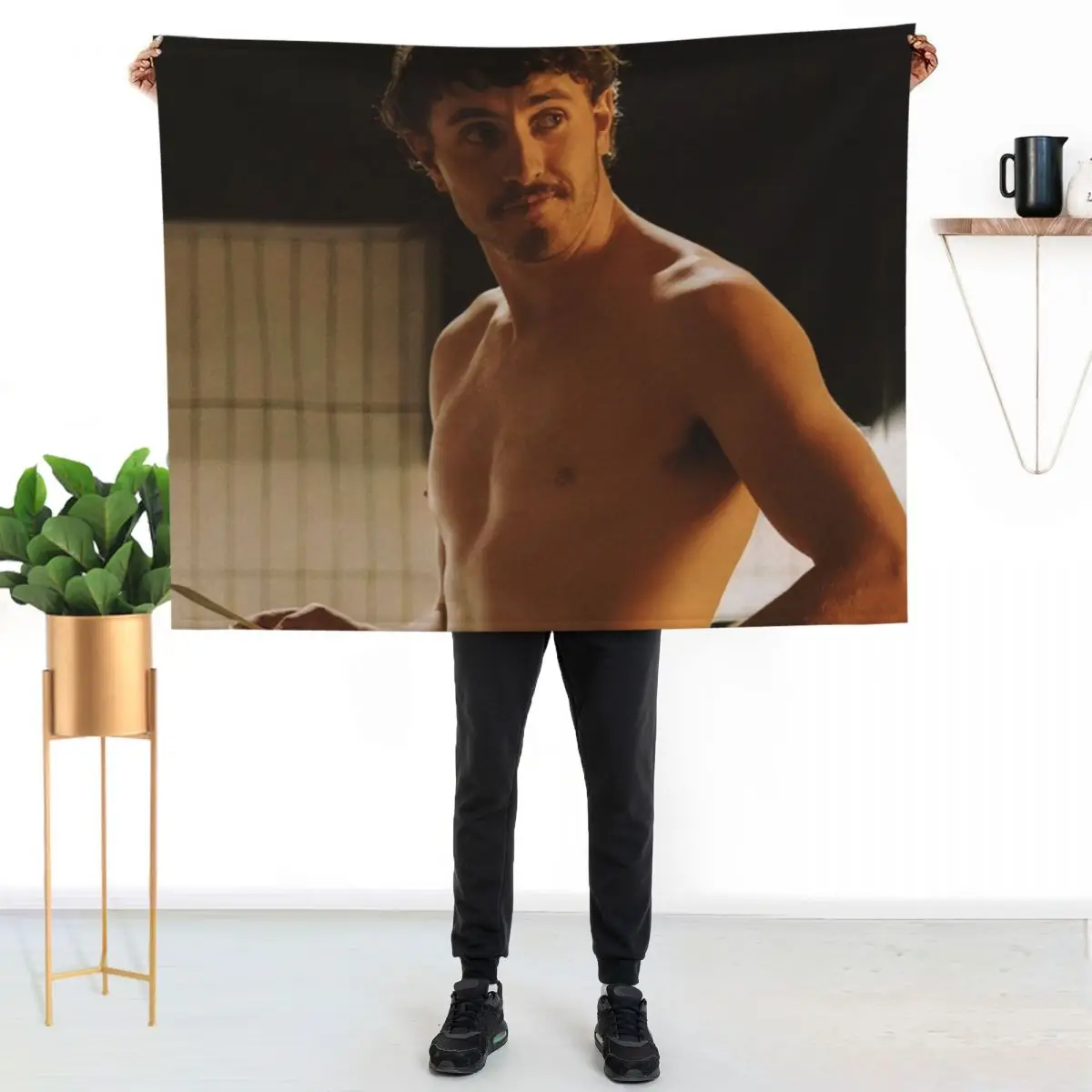 Paul Mescal Charm Throw Blanket Hairy Fashion Sofas Bed covers Beautifuls Soft Plush Plaid Moving Blankets 2