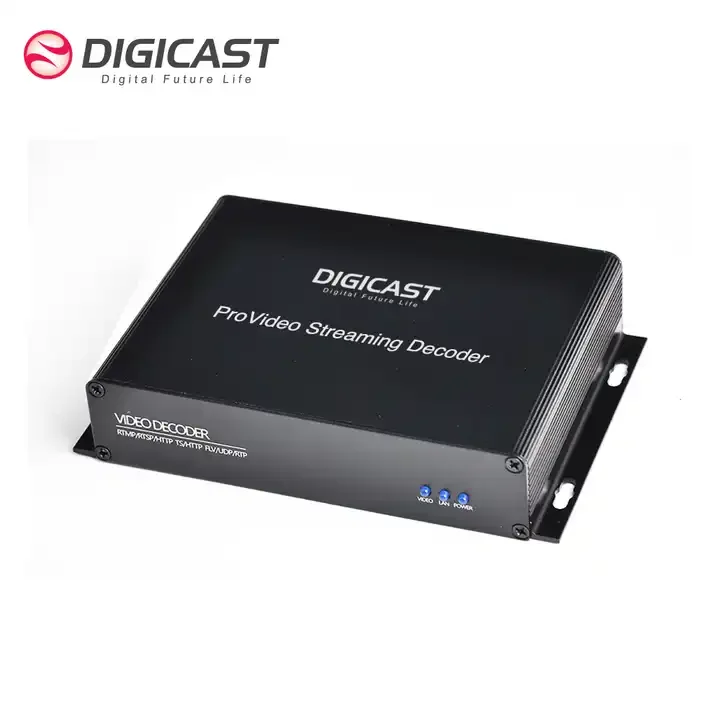 RTSP RTMP UDP HTTP HLS SRT Поточечный приемник H265 4K HD MI/SDI/VGA Видеодекодер