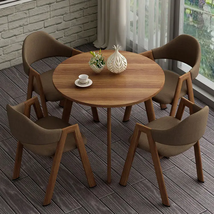 Nordic Leisure Simple Negotiation Table And Chair Office Reception Table Meeting Guest Cafe Milk Tea Shop Dining Table And Chair