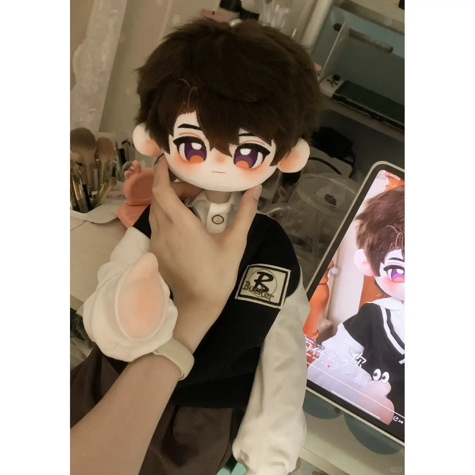 

Кукла Only Doll 60 см Love And Deepspace, подвижная хлопковая кукла Калеб, украшение для рабочего стола, игровой аксессуар, подарок на день рождения для фанатов, игрушки