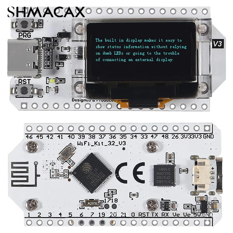 

Комплект WIFI 32, совместимый с платой разработки Arduino IoT, чипом ESP32-S3, Bluetooth OLED-Wi-Fi