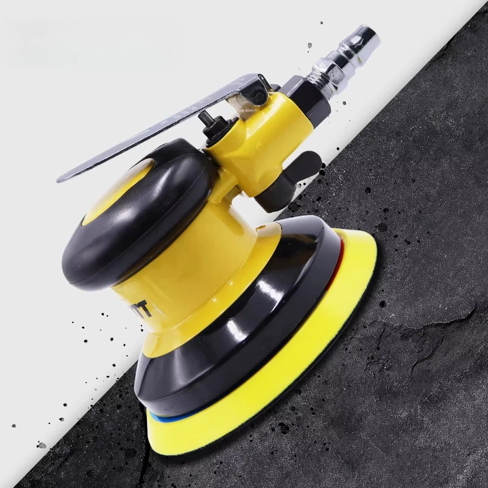 125mm Industrial Pneumatic Random Orbital Sander Dual Action Air Sanding Polisher for Wood Automotive CE lijadora