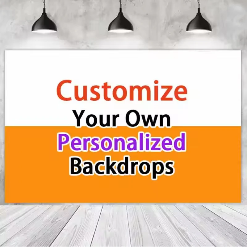 Custom Backdrops For Photographs Personalized Banner Backdrops Print Your Artwork Directly Photocall Wedding Photo Backgrounds