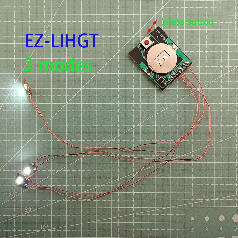 EZ lekkie, jasne z 3 światłami, aby zapalić urodziny świętuj kartę wykonaną przez metalowy wykrawacze do scrapbookingu dec