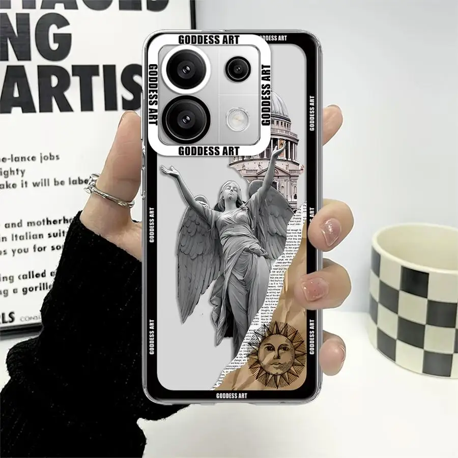 Freedom Is Like Aesthetic Art Clear Soft Case for Xiaomi Redmi Note 13 Pro 11 12 Pro 10 9T 10T 11S 5G 9 Note 12s 9s Phone Cover