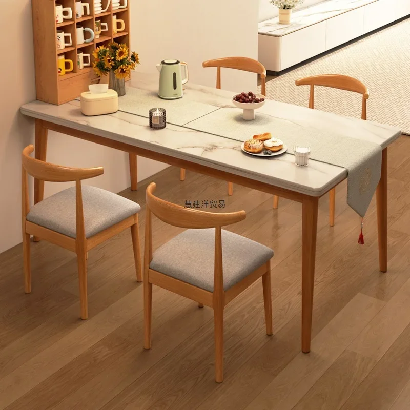 Household Dining table Commercial noodle restaurant Snack bar Dining table Rectangle rental Dining