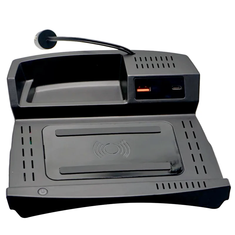 AY03-Беспроводное зарядное устройство для автомобильного телефона для аксессуаров Malibu 2016-2023, адаптер панели быстрой зарядки 15 Вт