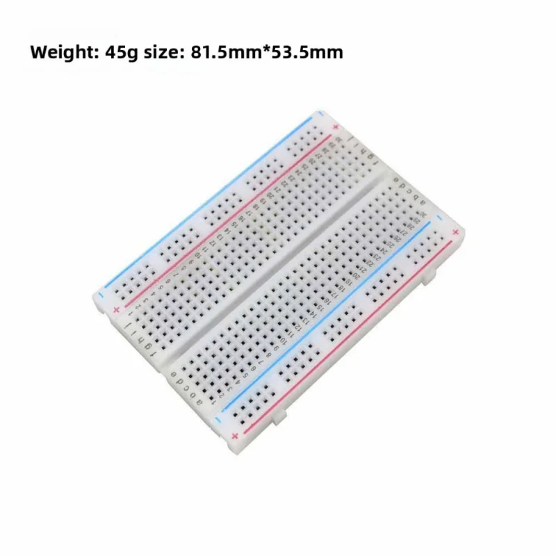 400 Hole Solderless Breadboard Splicable Experimental Board with Jumper Wires