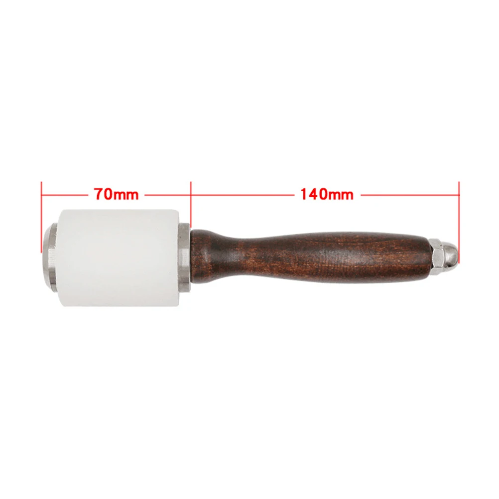

1Pcs Leathercraft Carving Hammer Nylon Aluminium Ergonomic Handle Lightweight Durable Tool for Carving Work
