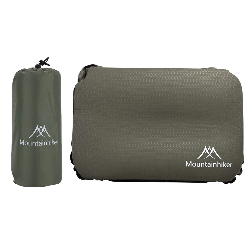 Camping Air Pillow Neck Protect Outdoor Sleeping Pillow Ergonomic Portable Self Inflating Pillow for Car Airplane Train Office