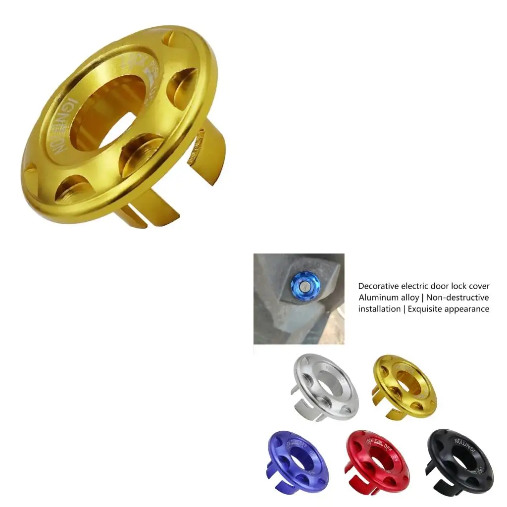 XA6H Motorcycle Ignition Lock Cover Aluminum Security Seamless Installation