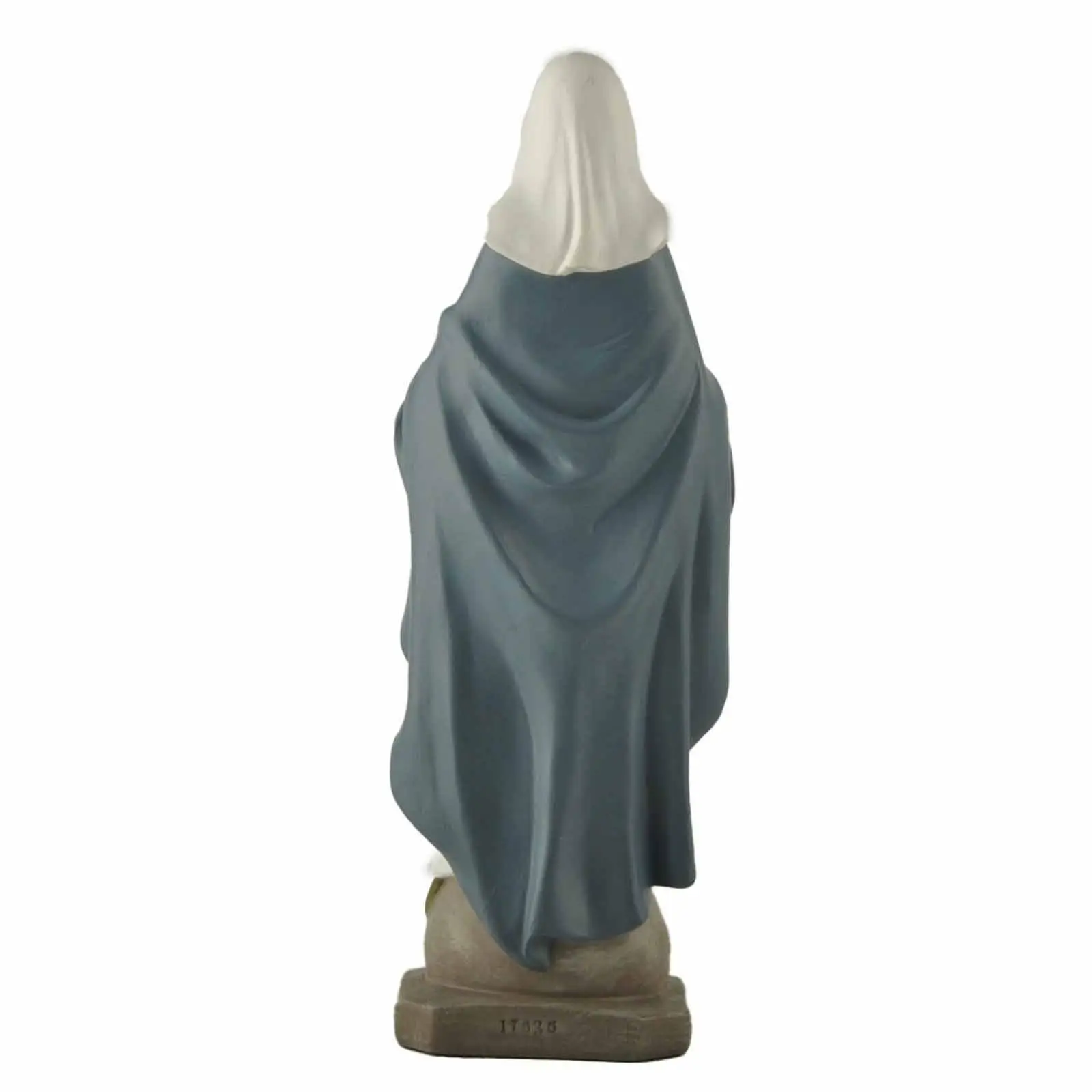 Virgin Mary Statue Resin Smooth Finish Our Lady of Grace Decorative Object for Tabletop Shelf Decoration