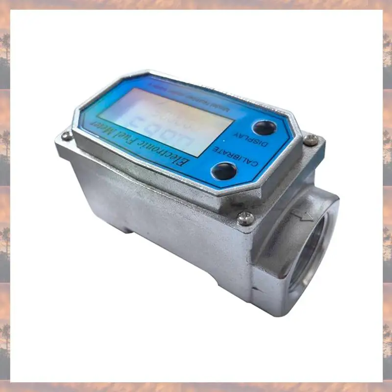 

2025 Trend 1 Piece Flow Meter 1Inches Turbine Flow Meter & Digital Meter In Industry-Grade Blue