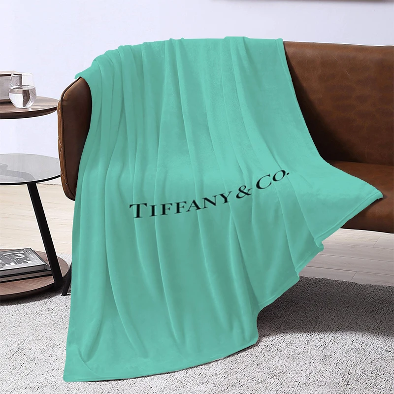 TIFFANY&CO Throw Catnap Nap Blanket for Winter Soft Plaid With Print Microfiber Bedding King Lid Bed Blankets Throwing Downy