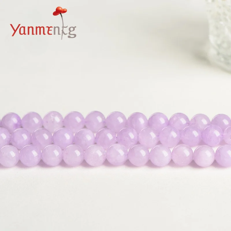 

Natural Lavender Crystal Beads,8 10mm Loose Spacer Beads For Jewelry Making Diy Bracelet Necklace Accessories