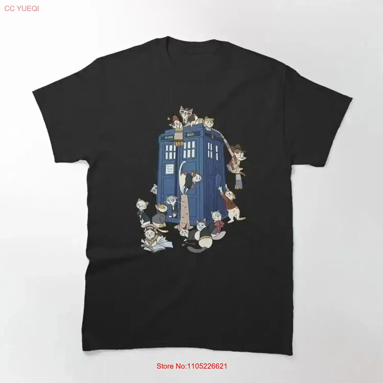 New Doctor Cat Logo T Shirt S 3XL vintage Washed homme Soft Breathable Stretched Comfortable Stylish Casual streetwear vintage