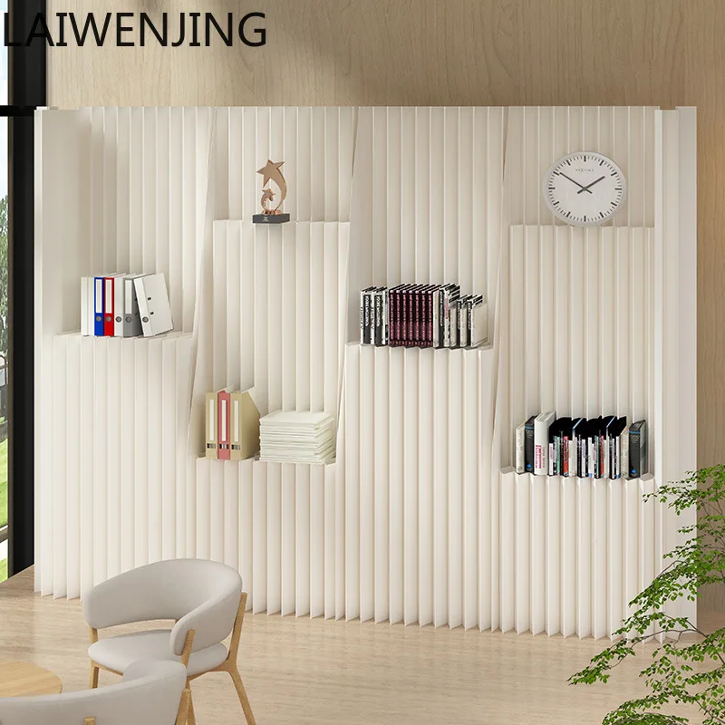 

HLZ Office Screen Partition Product Display Showcase Modeling Display Rack Booth Paper Wall