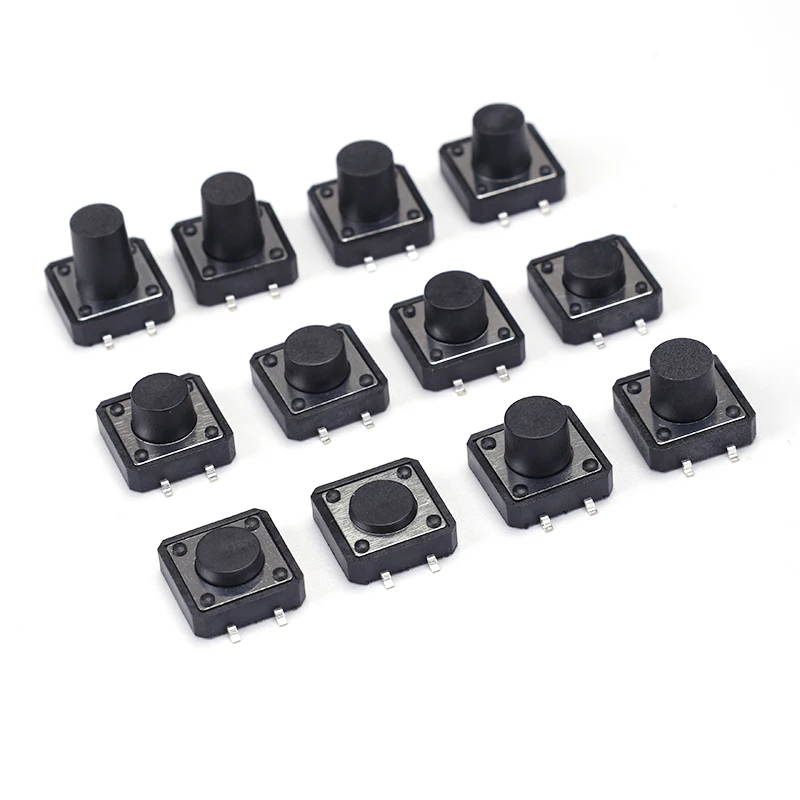 20 Stück Momentary Tactile Push Button Switch SMD SMT Mini Micro 12*12mm Verschiedene Größen 4.3-12MM SMD SMT Mini Microswitch für Elektronik – Detail 3