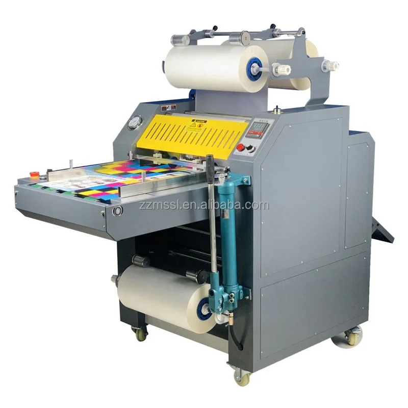Semi-automatic Paper BOPP Film Laminator with Cutter, High Speed Equipment for Paper Packaging Wholesale