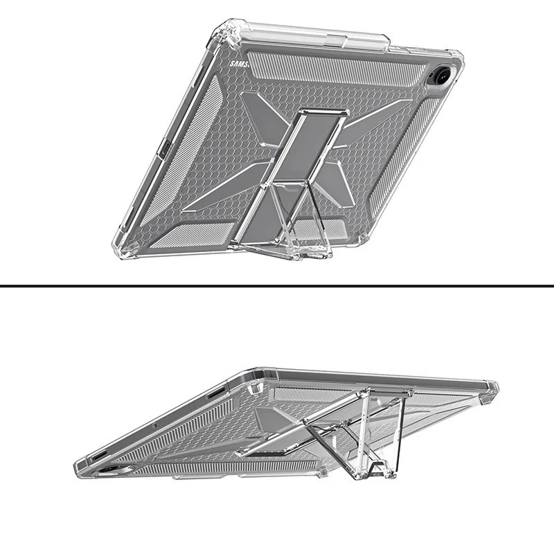 حافظة ناعمة شفافة مضادة للصدمات لهاتف سامسونج جالاكسي تاب S11 الترا 14.6 بوصة X930 X936 2025 S10 S9 S8 Ultra مع فتحة قلم