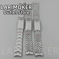 LARIMOKER 20mm 904L solid stainless steel Titanium Coated Color strap fit watch case bracelet For Watch Case Replacement