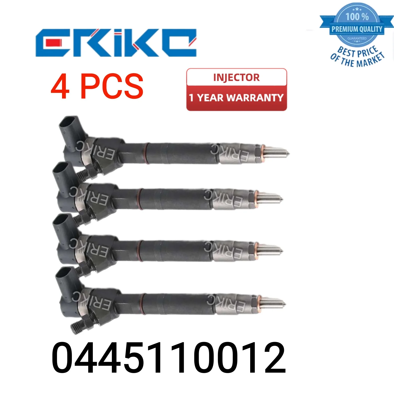 4 PCS 0445110012 Fuel Dispenser Injector 0 445 110 012 Car Injector 0445 110 012 Common Rail Injectors for Mercedes Benz