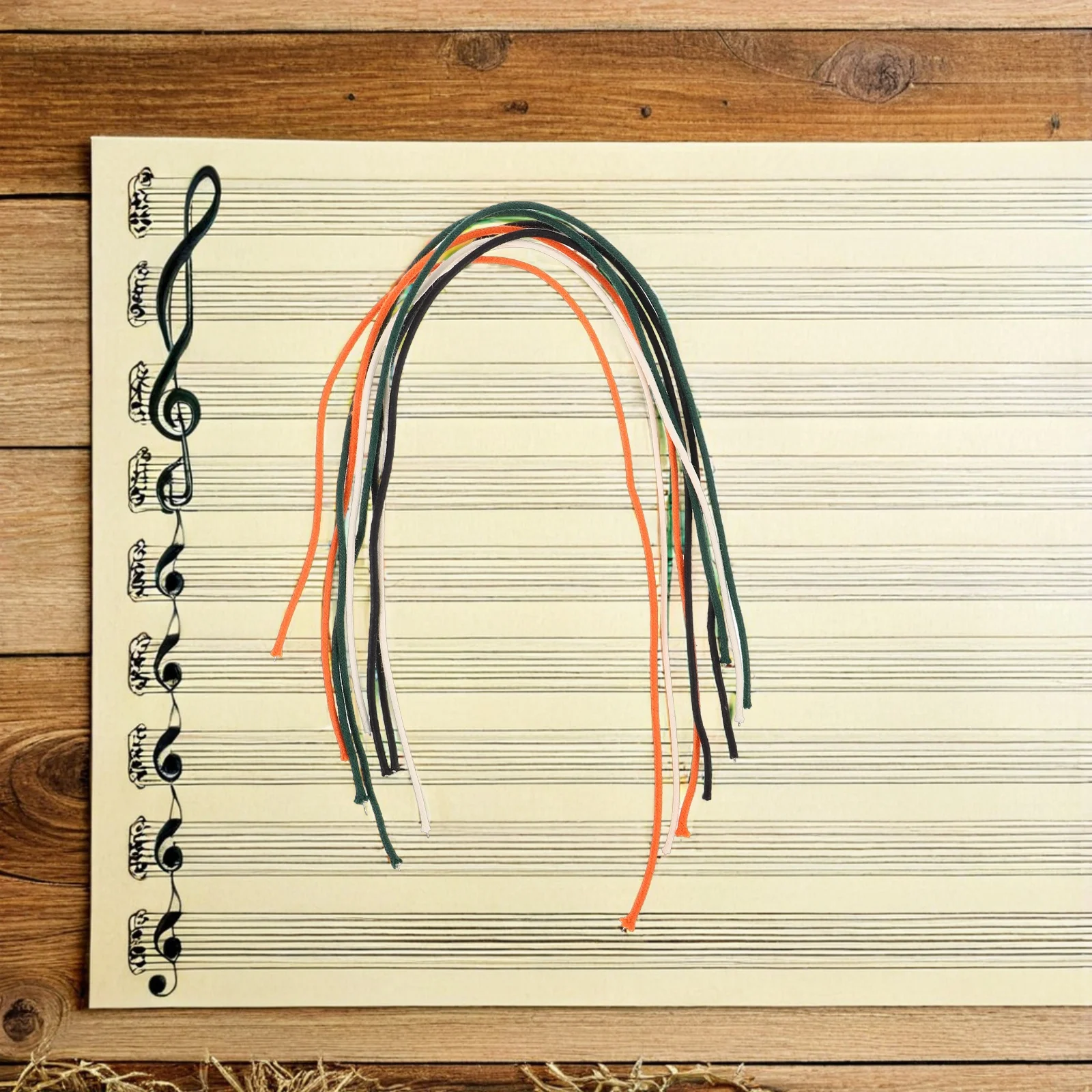 

8Pcs Pushback Guitar Wire Kit Pre-Tinned Copper Vintage Waxed Cloth Wiring Electric Bass Guitar Wiring Parts Repair Accessories