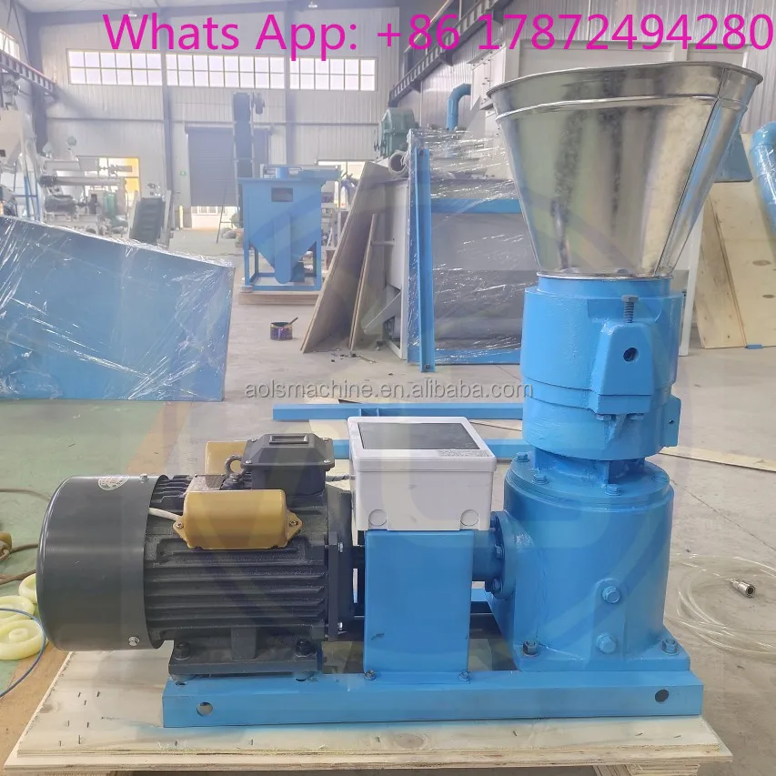 Model 500 Pellet Machine Anyang Ainuok High Efficiency Biomass Fuel Pellet Mill Air  Lead Pellet Machine