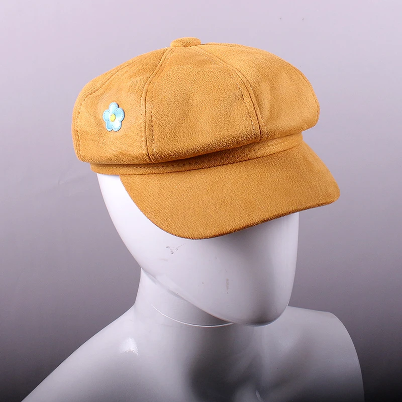 Movie Cosplay Hat Unisex Yellow Retro Beret Casual Fashion Cap Carnival Dress Up Accessories