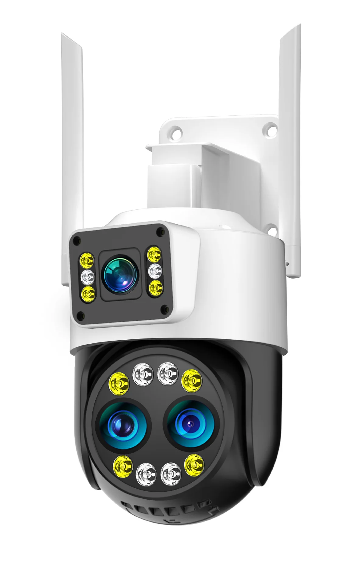 yoosee-camera-de-surveillance-ptz-ip-bretonne-4mp-uhd-dispositif-de-securite-sans-fil-avec-double-ecran-et-triple-objectif-detection-humaine-par-ia-babyphone-video-document-complet