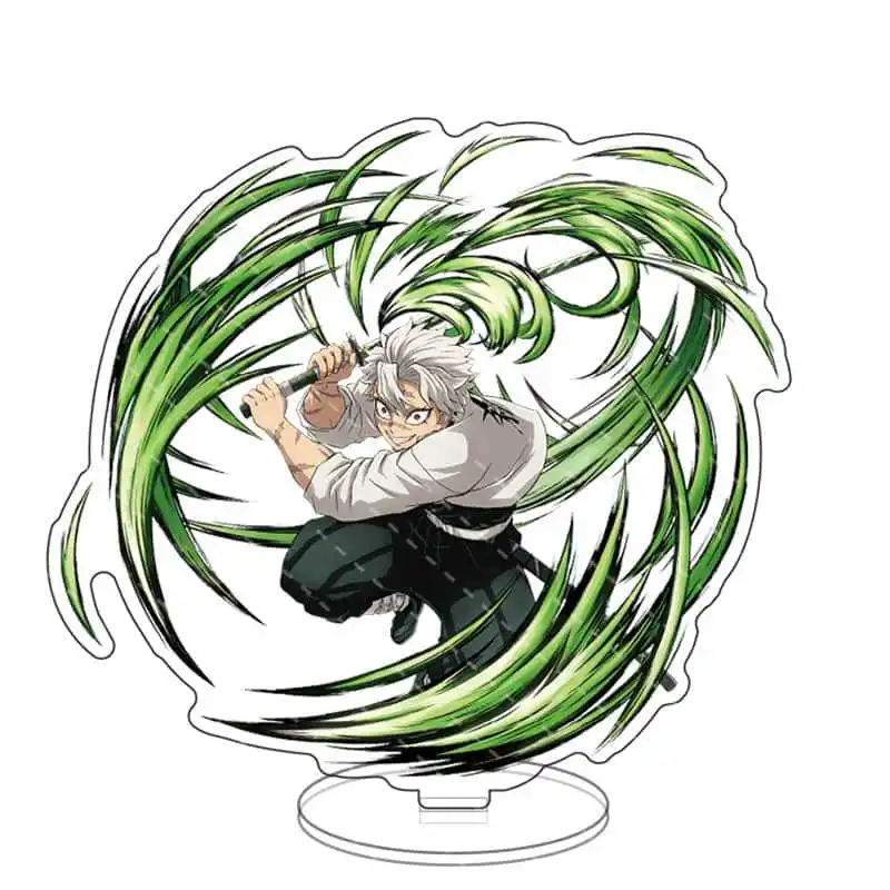 Anime Demon Slayer Acryl-Ständer Kimetsu No Yaiba Figuren Manga Garage Kits Miniaturen Modelle Spielzeug GK Ornamente Dekoration