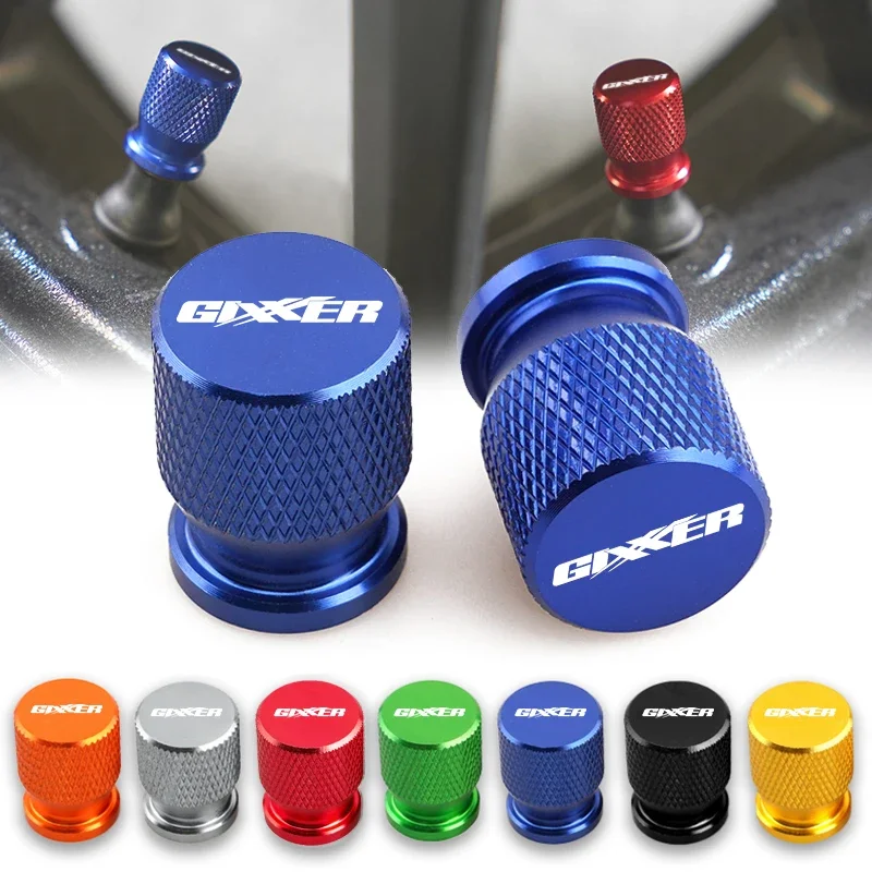 For Suzuki gixxer 150 250 sf gixxer 155 2022 Motorcycle CNC Aluminum Wheel Tire Valve Airtight Caps Dustproof Cover Accessories