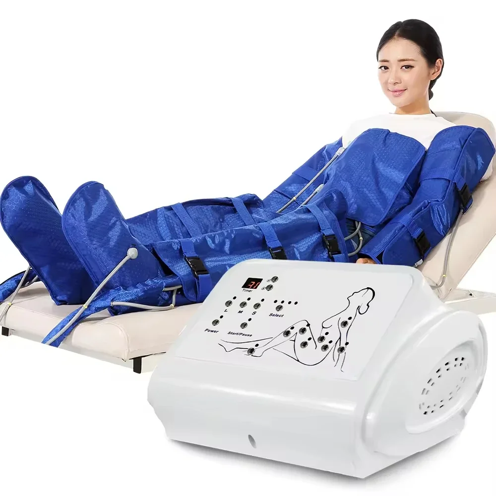 Latest Hot Selling Air Wave Pressure Lymphatic Drainage Vacuum Therapy Pressotherapy Machine Muscle Relax Body Massage
