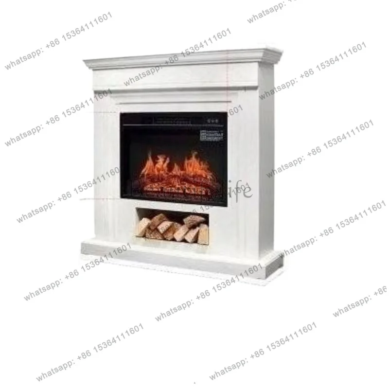 Natural Wood Living Room Fireplace Retro Rustic Japanese Decoration Living Room Cabinets Tall Vetrina
