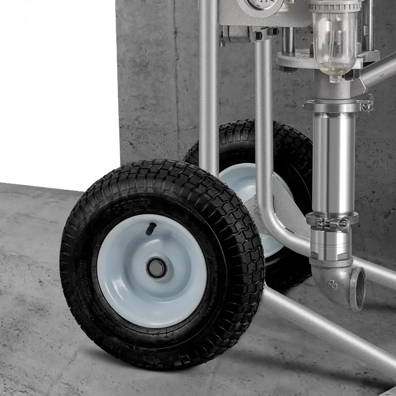 New Plunger Type Real Stone Paint Sprayer High Pressure Pneumatic Exterior Wall Putty Spraying Machine